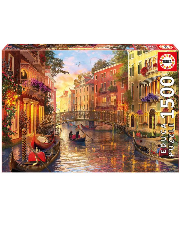 Educa Puzzle 1500 Sunset In Venice (80-17124)