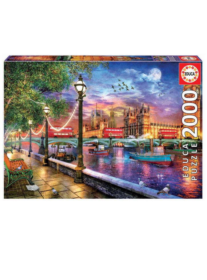 Puzzle 2000 Pieces London Sunset (80-19046)