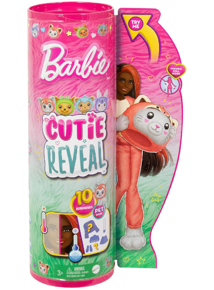 Barbie Cutie Reveal Costumee Kitty Red Panda (960-2426)