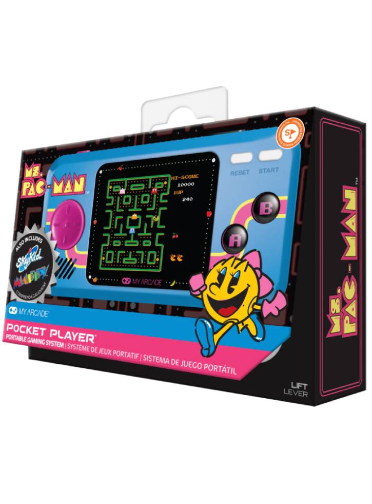 Myarcade Pocketplayer Ms.pacman 3 Games