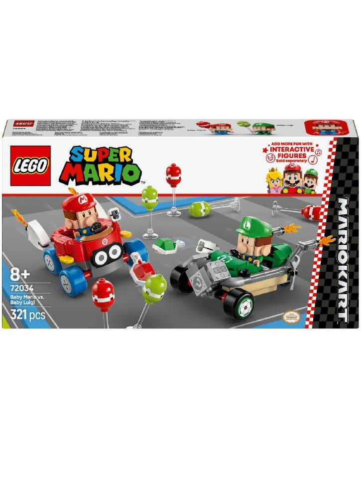 Lego Super Mariotm Mario Karttm Baby Mario Vs. Baby Luigi (72034)