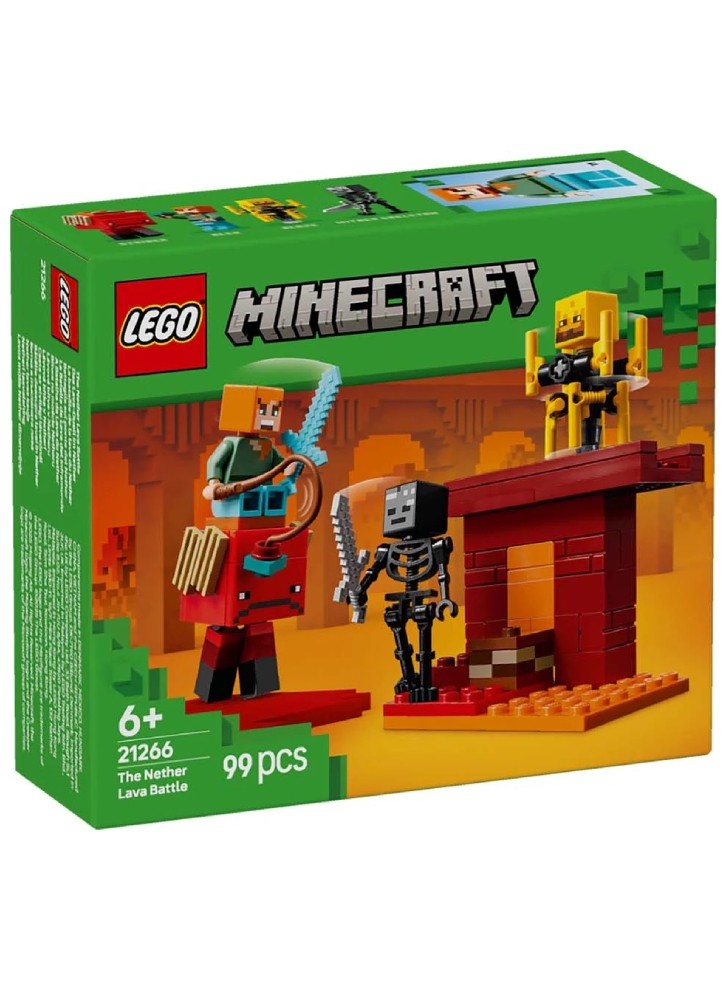 Lego Minecraft The Nether Lava Battle (21266)