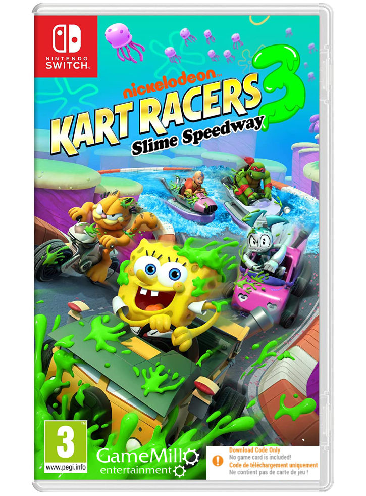 Nickelodeon Kart Racers 3 Slime Speedway (code In A Box)