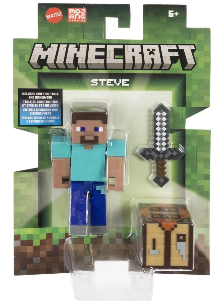 Minecraft Biome Builds Steve 8cm (jcn28)