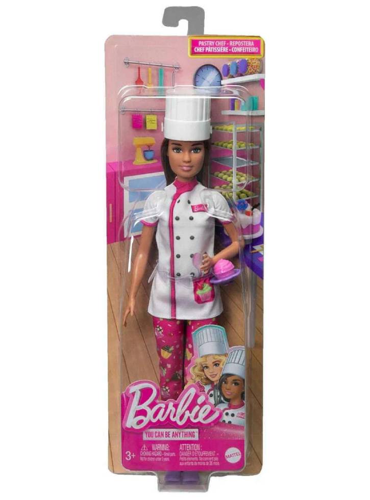 Barbie Career Pastry Chef Doll (hkt67)