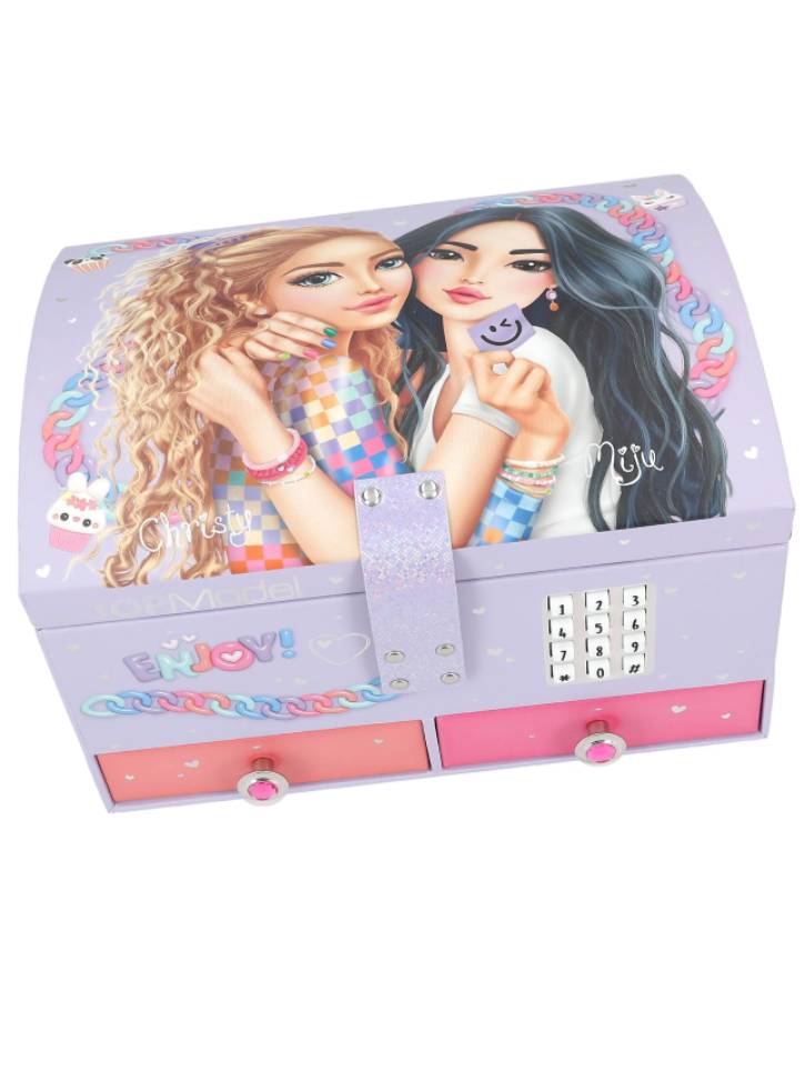 Topmodel Big Jewellery Box With Code And Sound Pale Purple