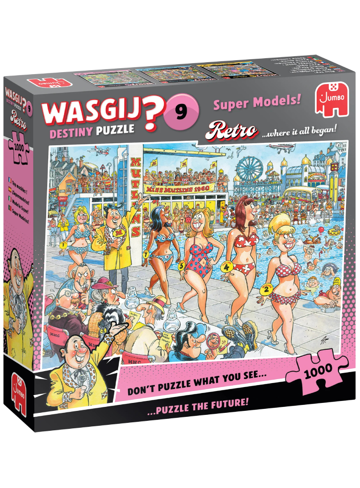 Wasgij Retro Destiny #9 Super Models 1000 Pieces (1110100503)