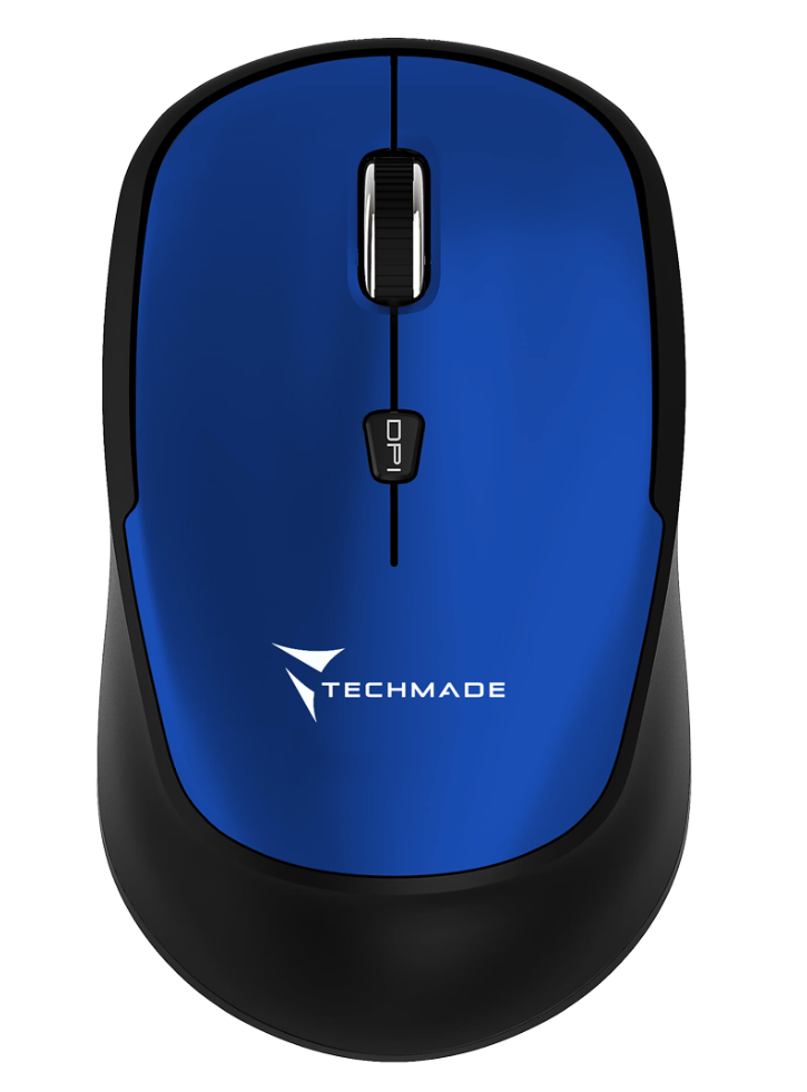 Techmade Mouse Wireless Tm-xj35 Blue