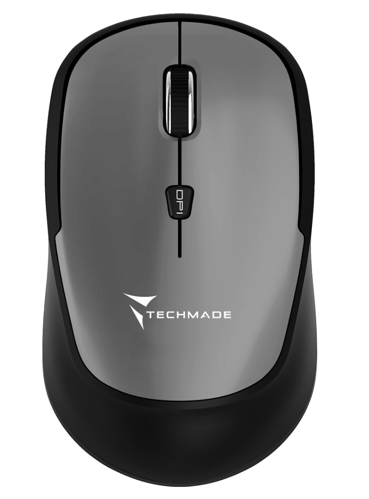 Techmade Mouse Wireless Tm-xj35 Grey