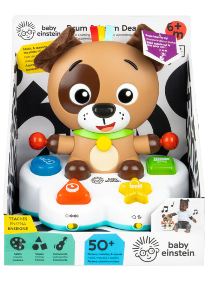 Baby Einstein Drum & Learn Dean Musical Learning Toy (be-16830)