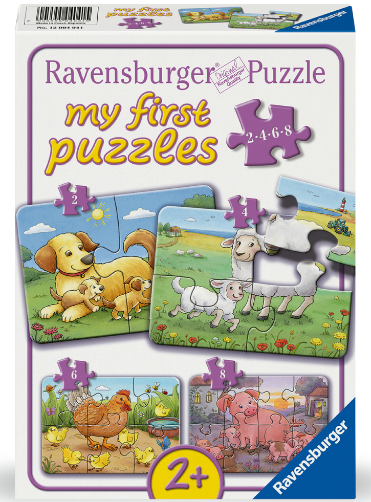 Ravensburger Farm Animal Families 2/4/6/8pcs (12004041)