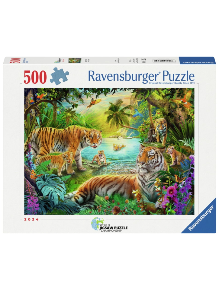 Ravensburger Tiger Family In The Oasis 500pcs (12001384)