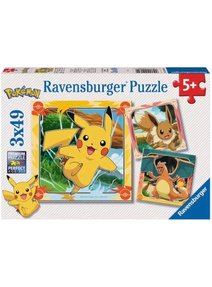 Ravensburger Pokemon 3x49pcs (12004062)