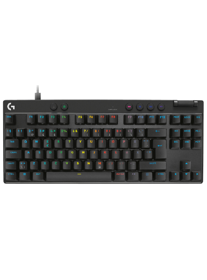 Logitech G Pro X Tkl Rapid Tenkeyless Gaming Keyboard (nordic)