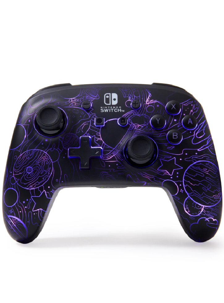 Powera Enhanced Wireless Controller With Lumectra Galactic Vortex