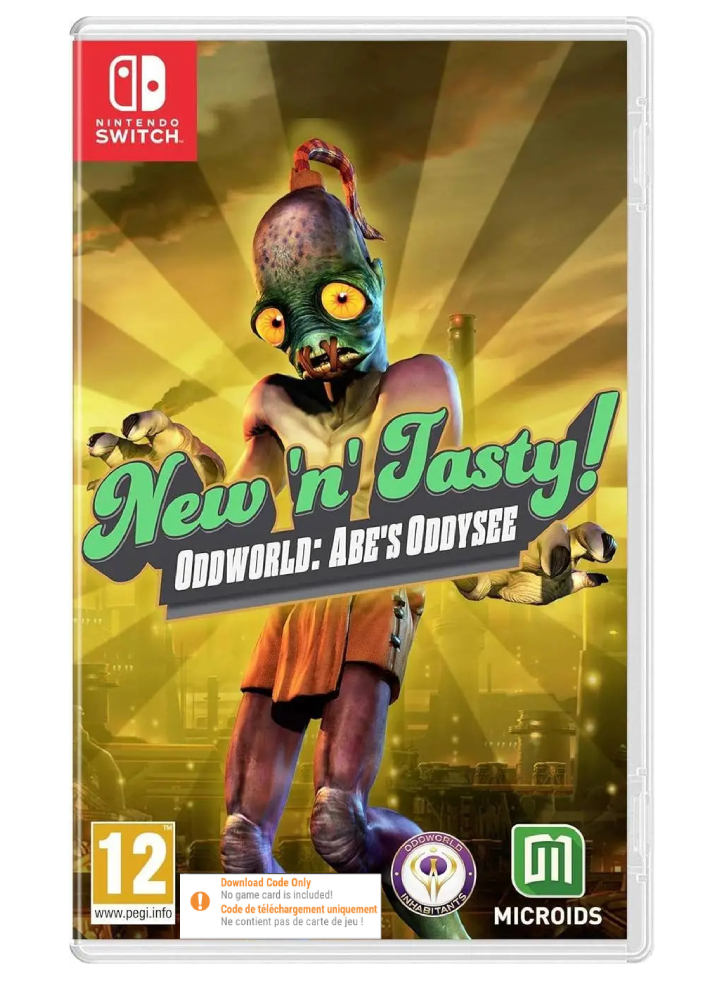 Oddworld New \'n\' Tasty (code In Box)