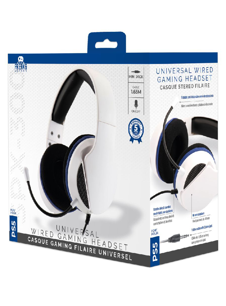 Universal Headset Spx-300 White & Black