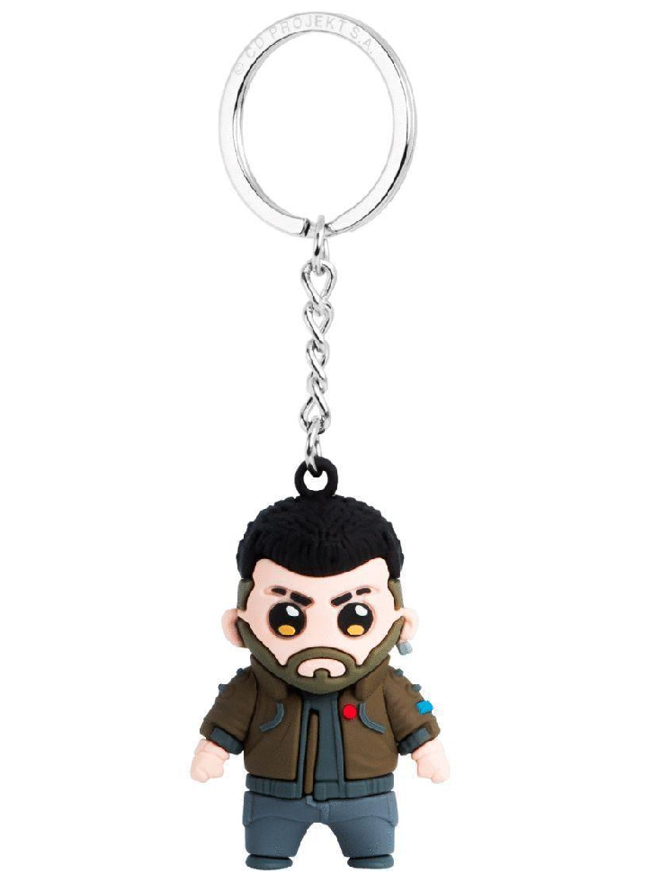 Cyberpunk 2077 V-male Good Loot 3d Keychain