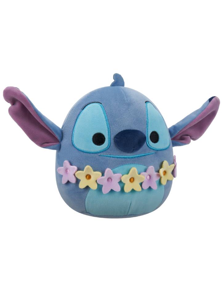 Squishmallows Plush Disney Stitch Wearing Lei 20cm