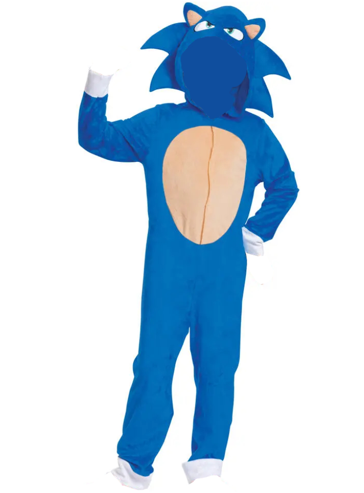 Disguise Sonic Movie Classic Costumee (128 Cm)