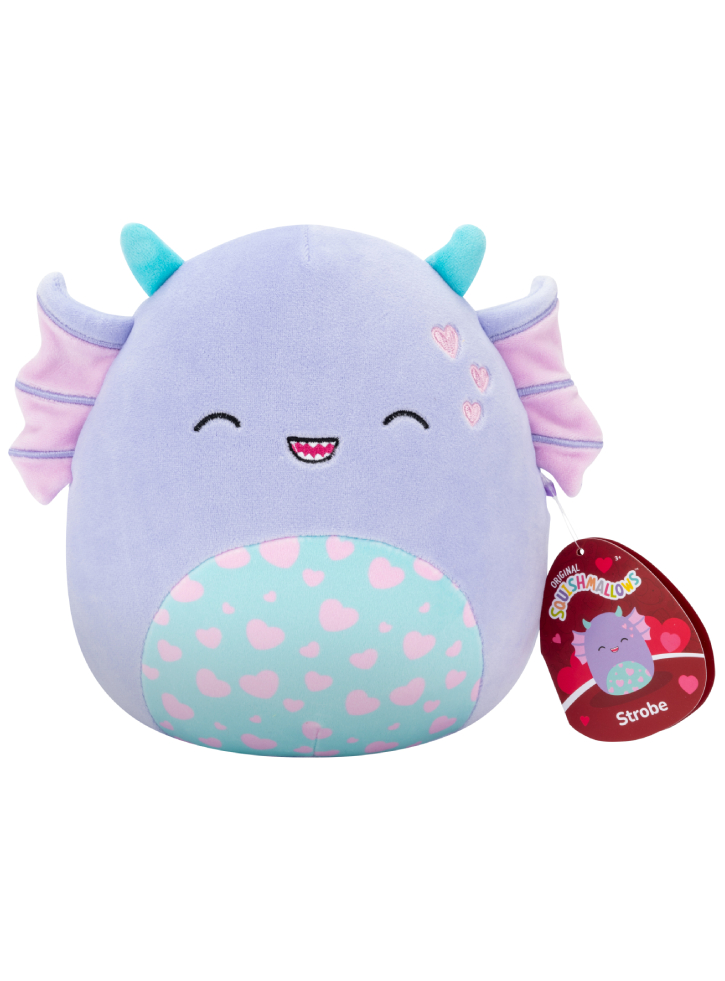 Squishmallows Heart Plush Strobe Swamp Monster 19cm