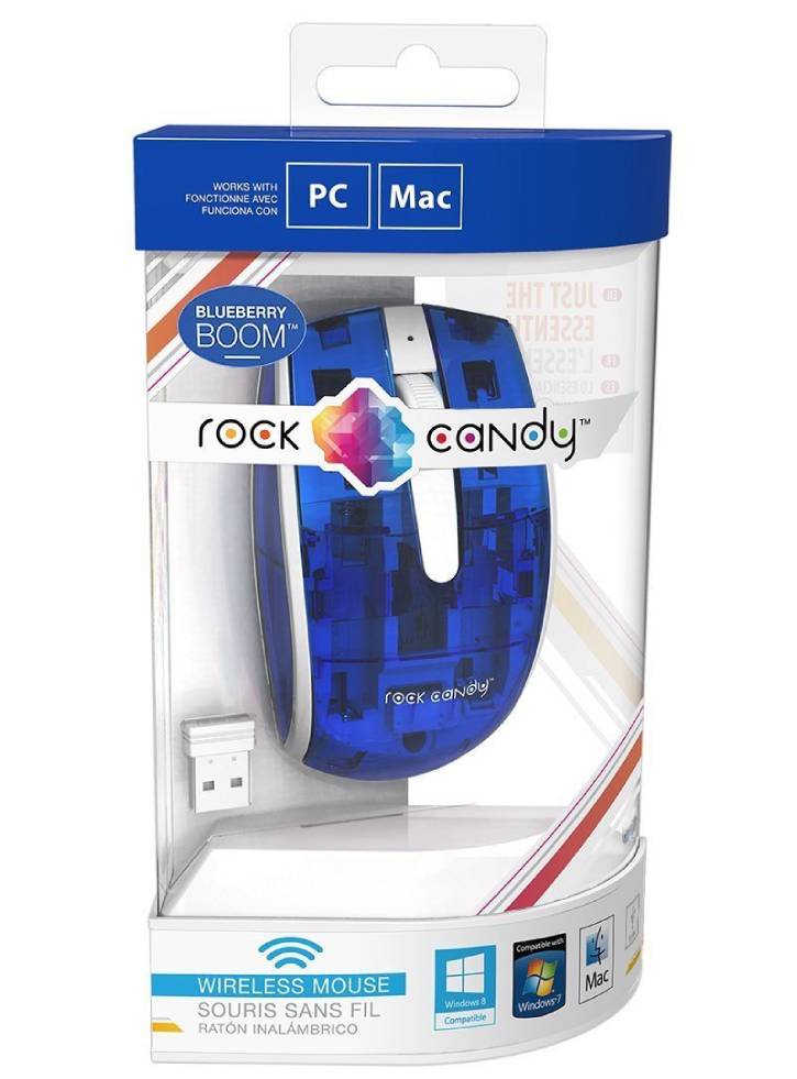 Rock Candy Wireless Mouse Blueberyy Boom