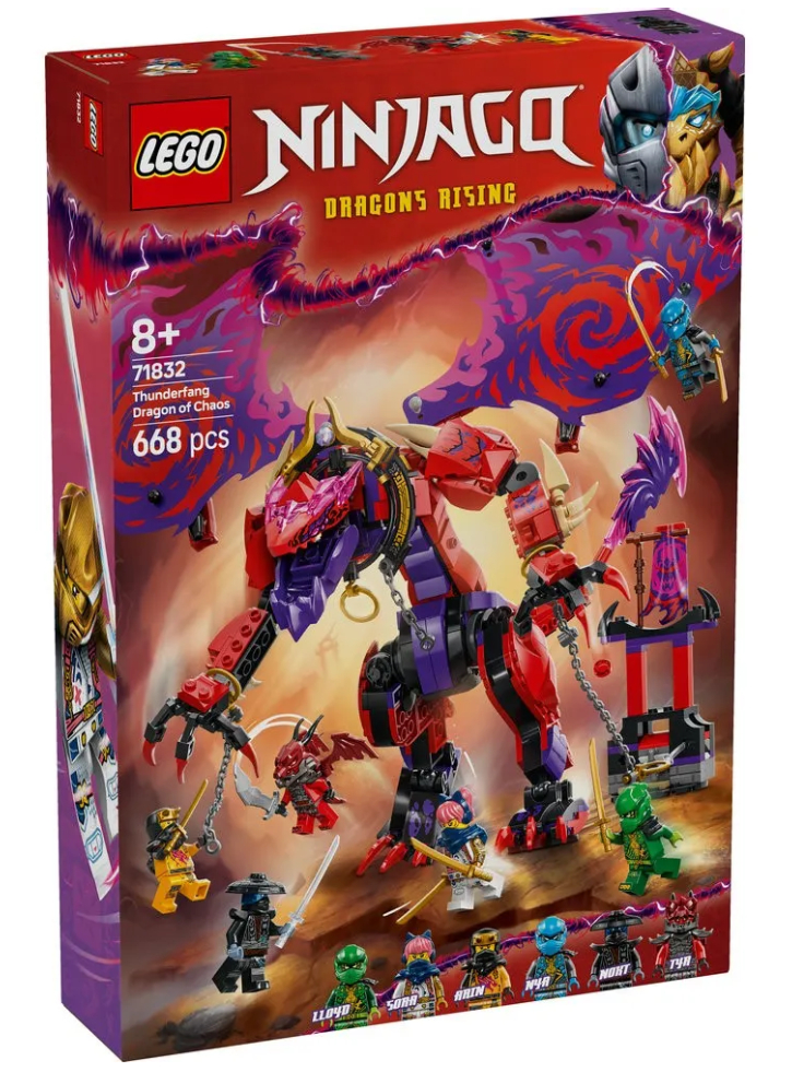 Lego Ninjago Thunderfang Dragon Of Chaos (71832)