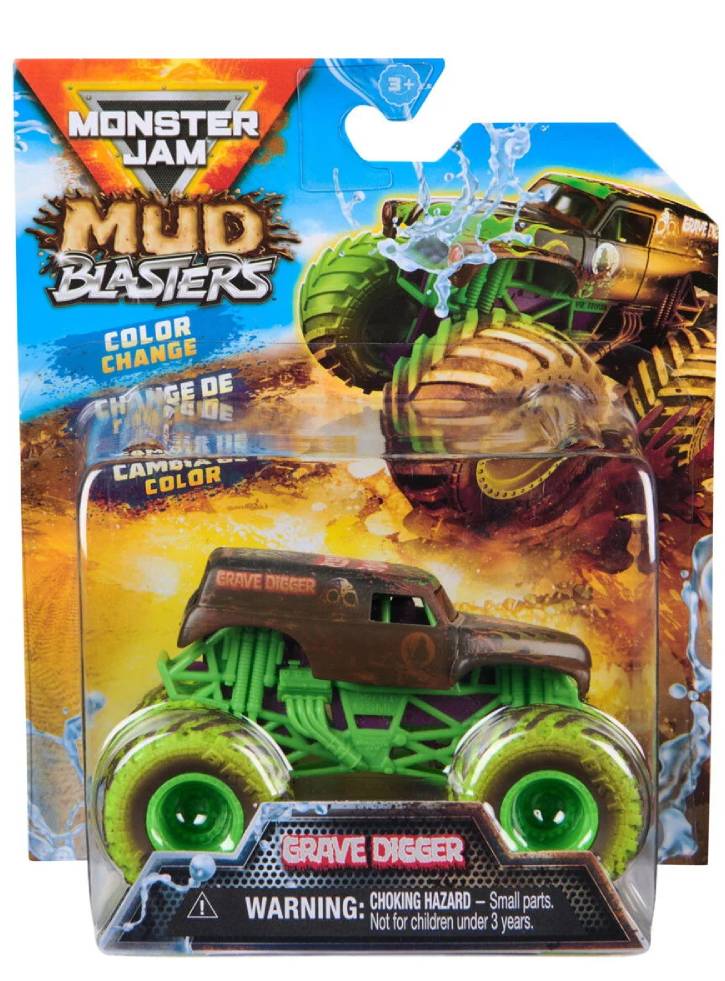 Monster Jam 1:64 Mud Blasters Grave Digger