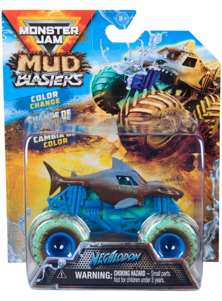 Monster Jam 1:64 Mud Blasters Megaladon