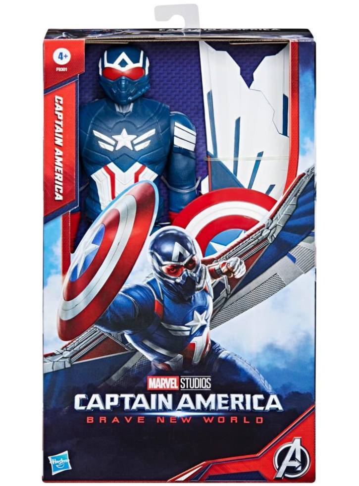 Captain America Brave New World Titan Heroes Captain America Deluxe Titan 30cm (f9301)