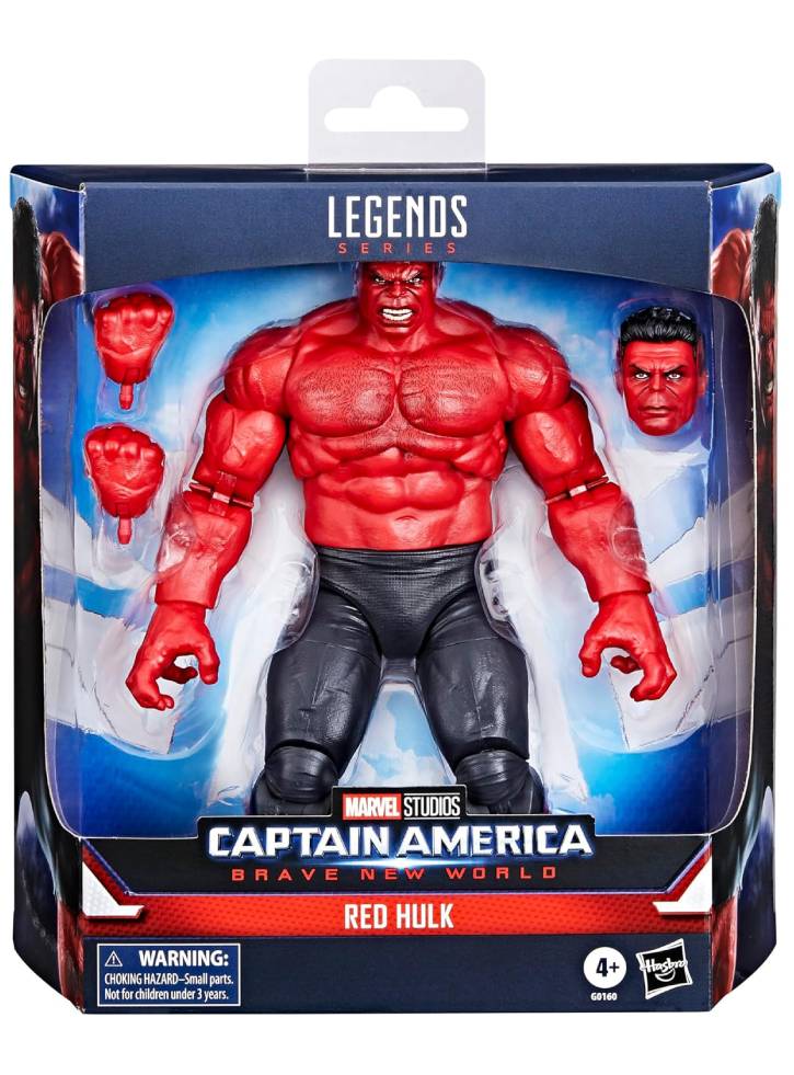 Captain America Brave New World Red Hulk Bnw Deluxe 15cm (g0160)