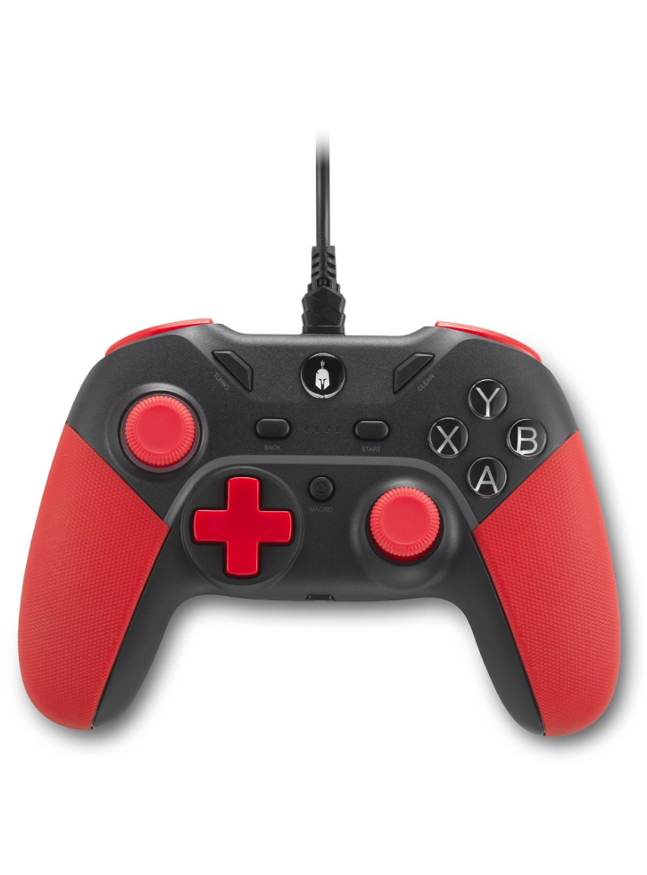 Spartan Gear Pelekys Wired Controller Black/red