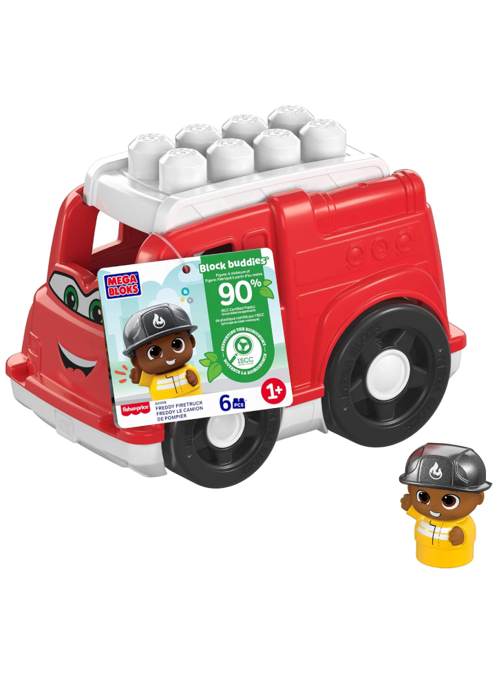 Fisher Price Mega Bloks First Builders Freddy Firetruck (gxx08)