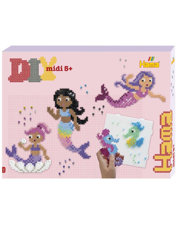 Hama Midi Gift Box Mermaids, New 2025 (383161)