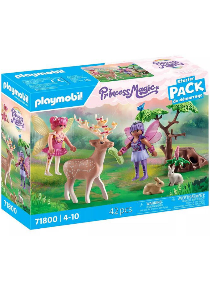 Playmobil Fairies With Forest Animals (71800)