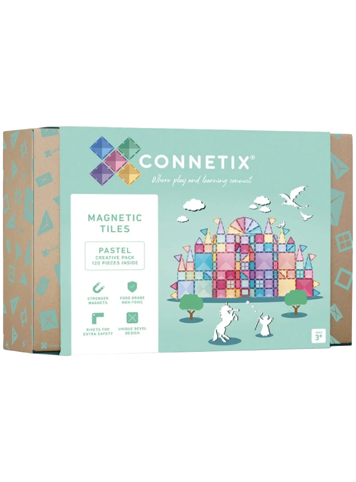 Connetix Pastel Creative Pack 120 Pieces (ct-p-00120-cr)