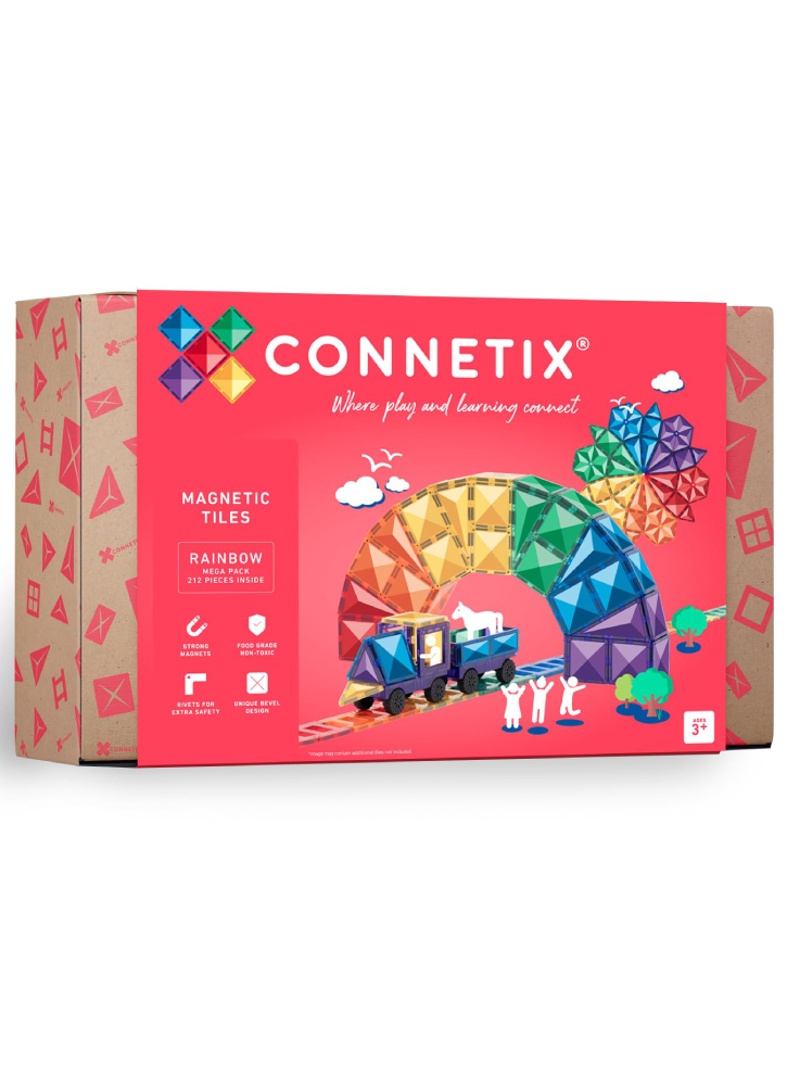 Connetix Rainbow Mega Pack 212 Pieces (ct-r-00212-me)