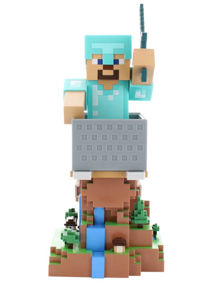 Cable Guys Minecraft Steve In Diamond Armour R.e.s.t