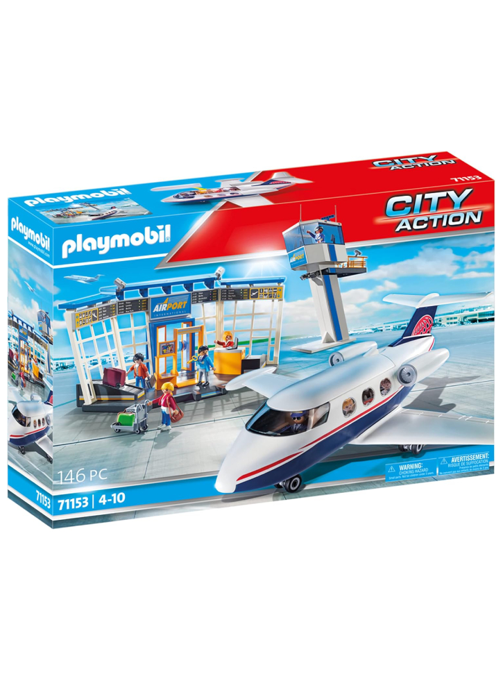 Playmobil Airport With Airplane And Control Tower (71153)