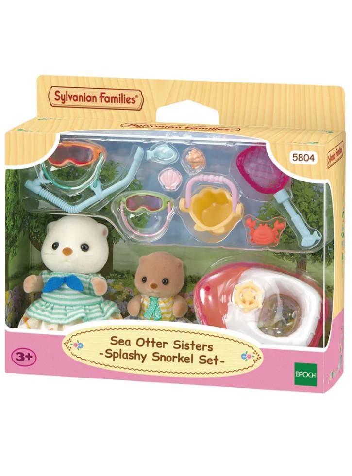 Sylvanian Families Sea Otter Sisters Splashy Snorkel Set (5804)