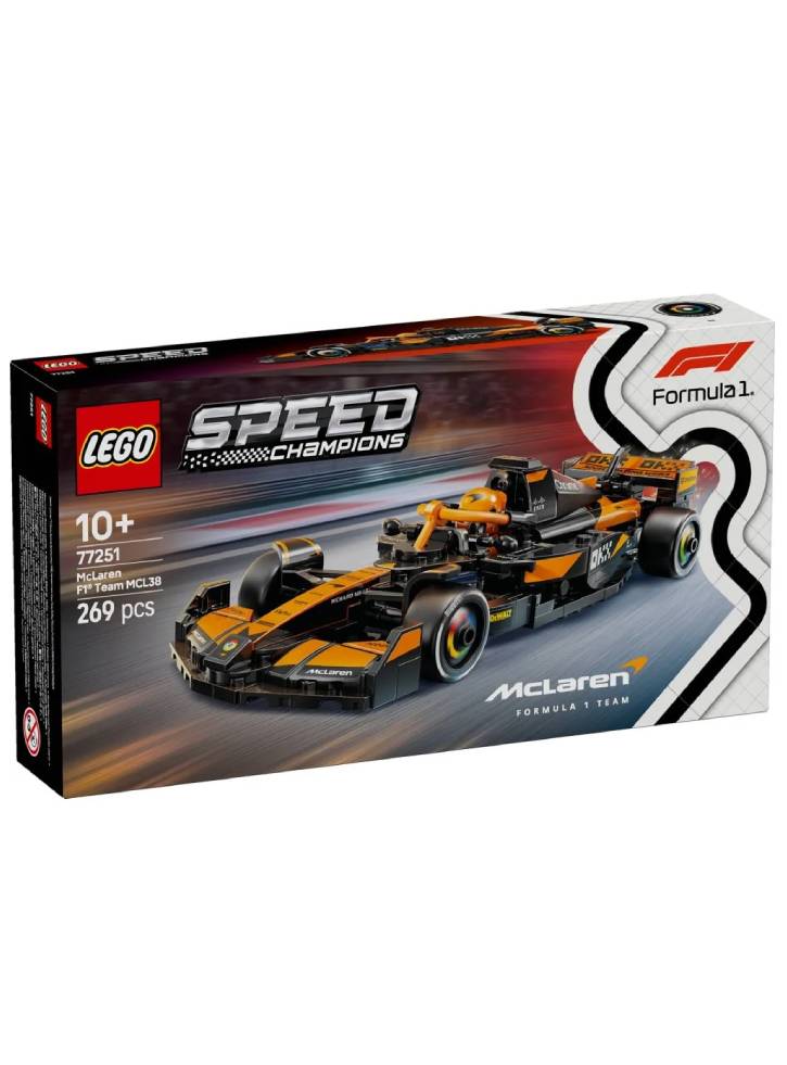 Lego Speed Champions Mclaren F1 Team Mcl38 Race Car (77251)