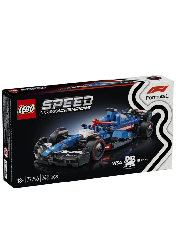 Lego Speed Champions Visa Cash App Rb Vcarb 01 F1 Race Car (77246)