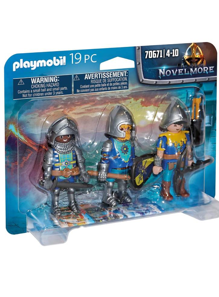 Playmobil Novelmore Set Of 3 Novelmore Knights 70671