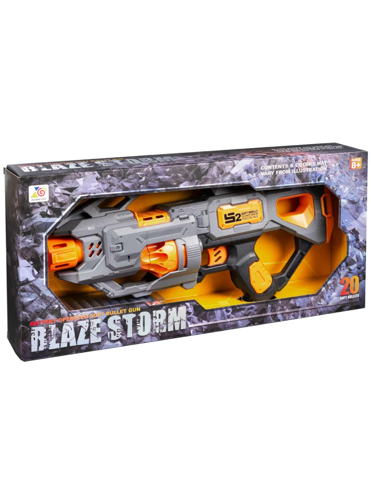 Gonher Blaze Storm Battery Operated Soft Bullet Gun (42070)