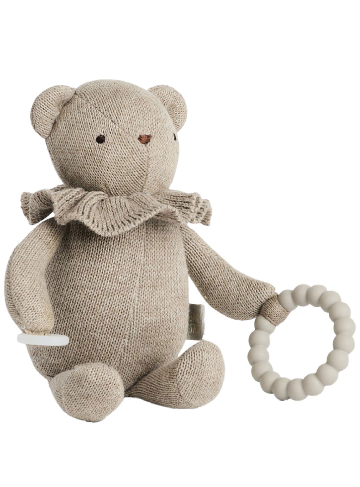 Smallstuff Little Activity Bear, For Dummy And Teether, Nature (40006-35)