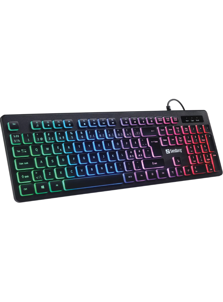 Sandberg Gamer Keyboard Stealth Nordic