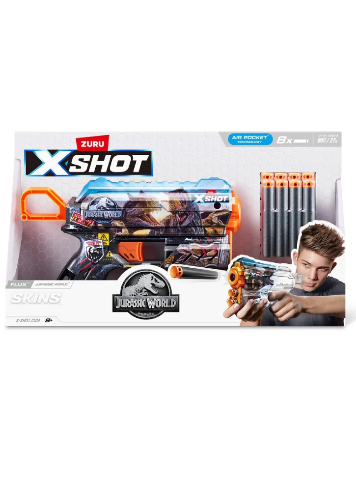 X-shot Skins Flux Jurassic (8 Darts) (36755-s001)