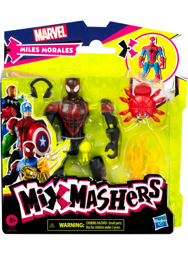 Spider-man Mixmashers Basic Mixmashers Miles Morales Figure (f9214)