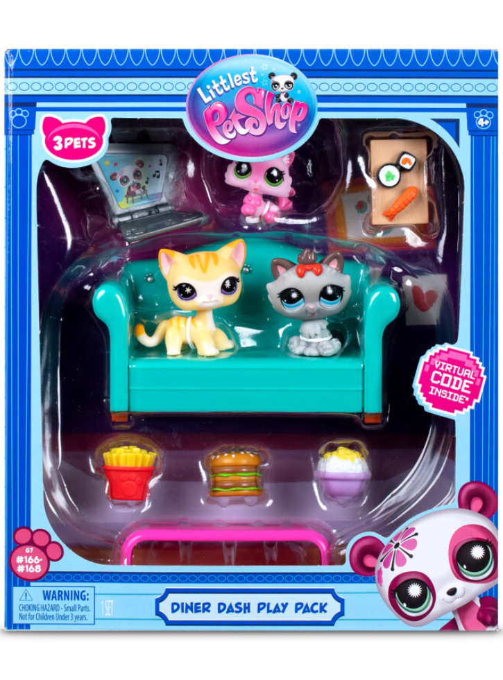 Littlest Pet Shop Diner Dash Play Pack (00636)