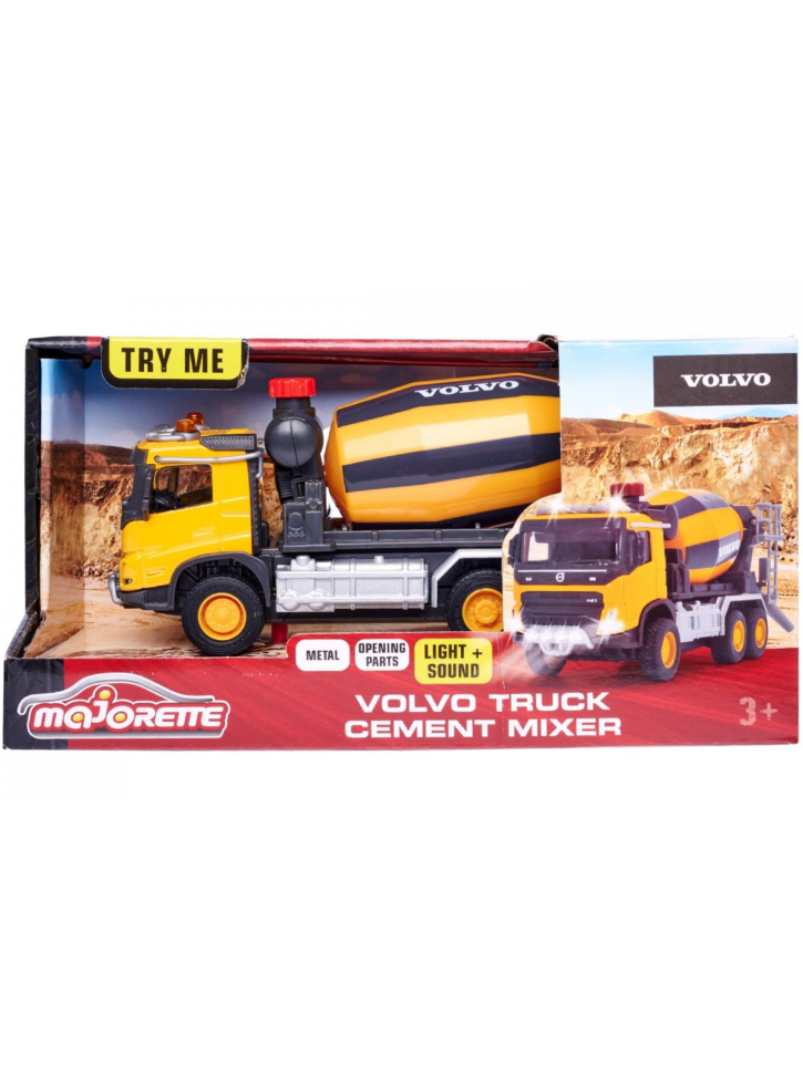 Majorette Volvo Truck Cement Mixer (213723002)
